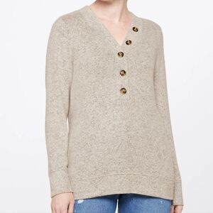 NWT | Market & Spruce | Joey Henley Cozy Brushed Knit Top